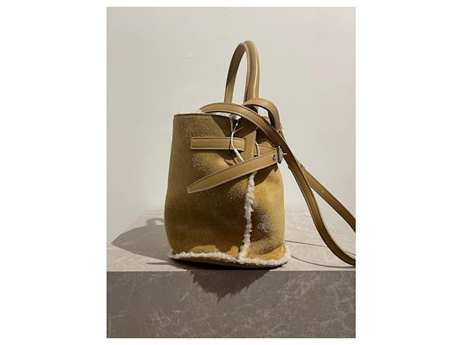 Céline Borse CELINE T. Camoscio Beige - vista 4