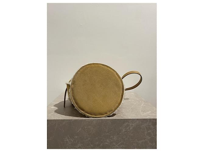 Céline Borse CELINE T. Camoscio Beige - vista 5