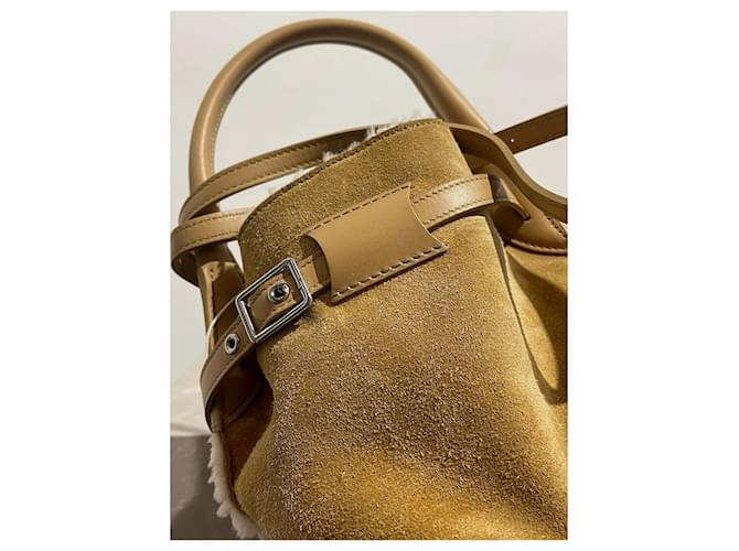 Céline Borse CELINE T. Camoscio Beige - vista 6