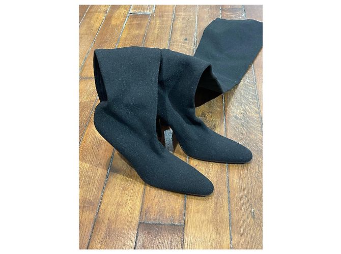 Stivali BALENCIAGA T.EU 39 Tessuto Nero - vista 3