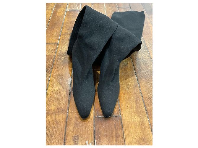 Stivali BALENCIAGA T.EU 39 Tessuto Nero - vista 4