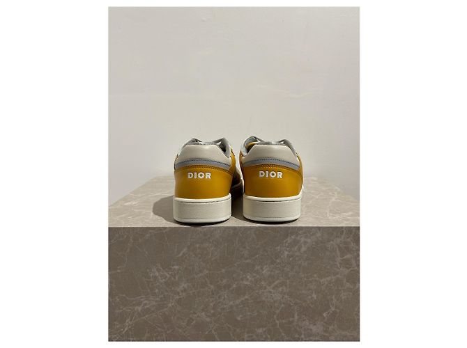 Sneakers DIOR T.EU 41 Pelle Giallo - vista 4
