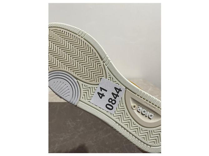 Sneakers DIOR T.EU 41 Pelle Giallo - vista 5