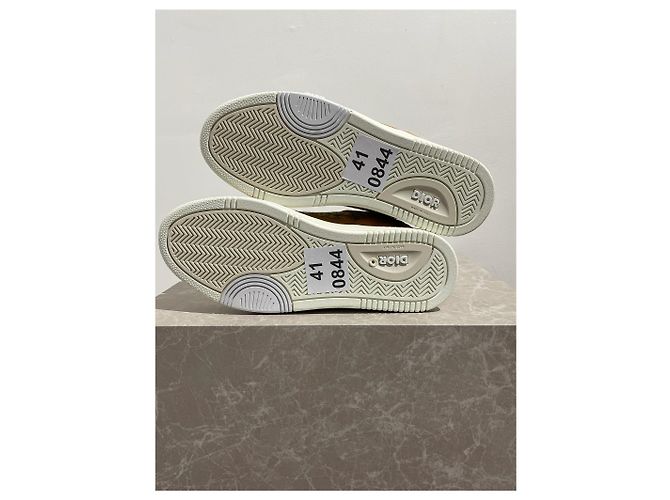 Sneakers DIOR T.EU 41 Pelle Giallo - vista 6