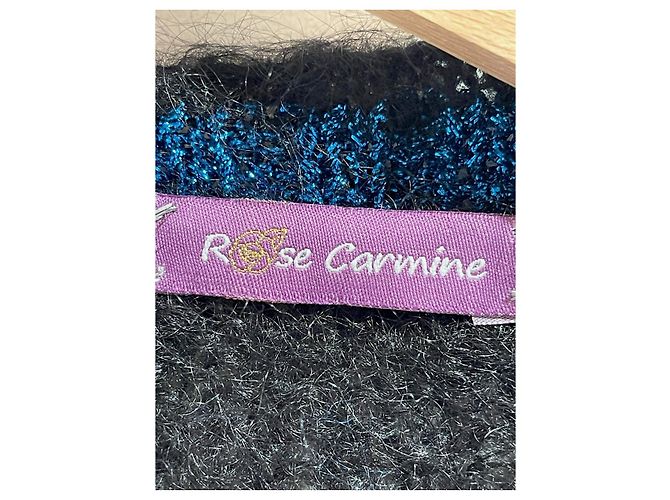 Autre Marque ROSA CARMINE Strickwaren T.International M Wolle Blau - Ansicht 4