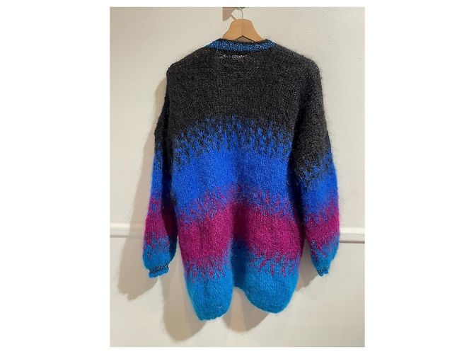 Autre Marque ROSA CARMINE Strickwaren T.International M Wolle Blau - Ansicht 5
