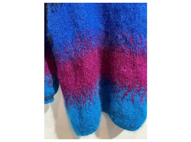 Autre Marque ROSA CARMINE Strickwaren T.International M Wolle Blau - Ansicht 6