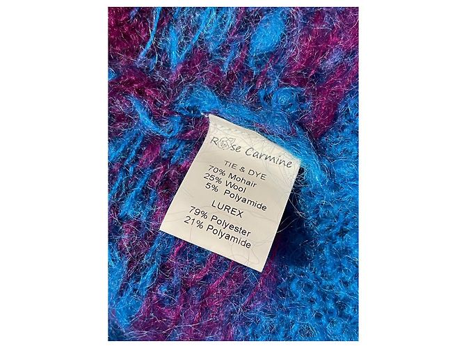 Autre Marque ROSA CARMINE Strickwaren T.International M Wolle Blau - Ansicht 7