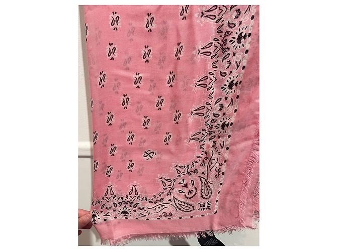 Sciarpe SAINT LAURENT T. Sintetico Rosa - vista 3