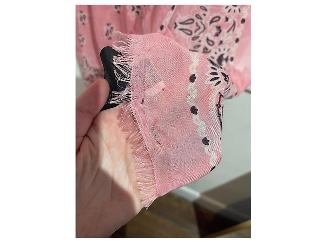 Sciarpe SAINT LAURENT T. Sintetico Rosa - vista 4
