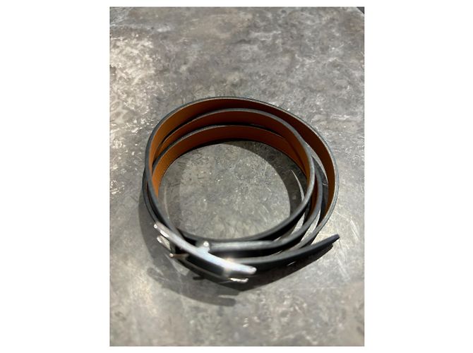 Hermès Bracciali HERMES T. Pelle Nero - vista 3