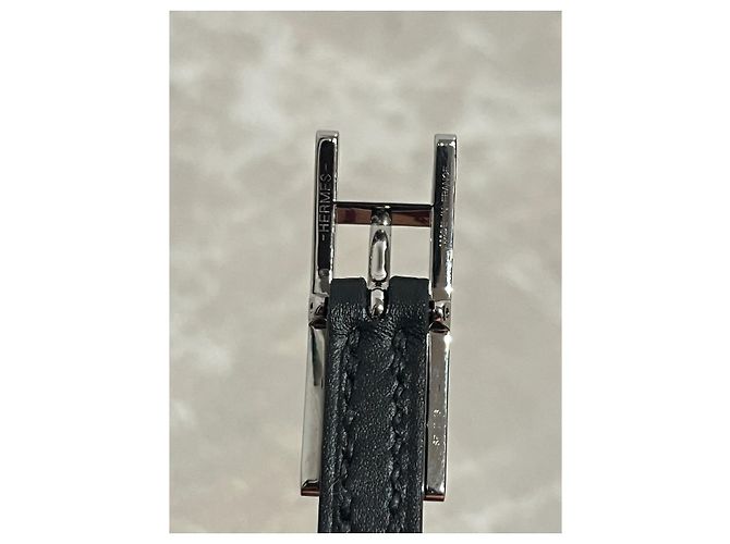 Hermès Bracciali HERMES T. Pelle Nero - vista 5
