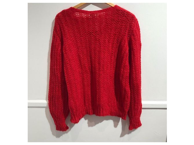 ERMANNO SCERVINO Strick T.IT 40 Wolle Rot - Ansicht 3