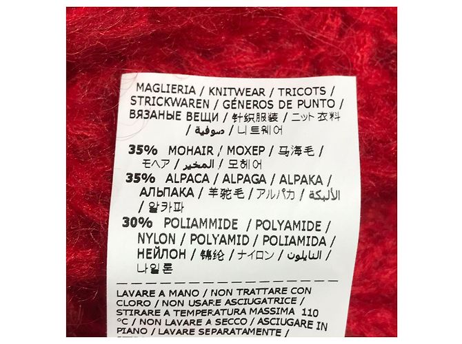 ERMANNO SCERVINO Strick T.IT 40 Wolle Rot - Ansicht 7