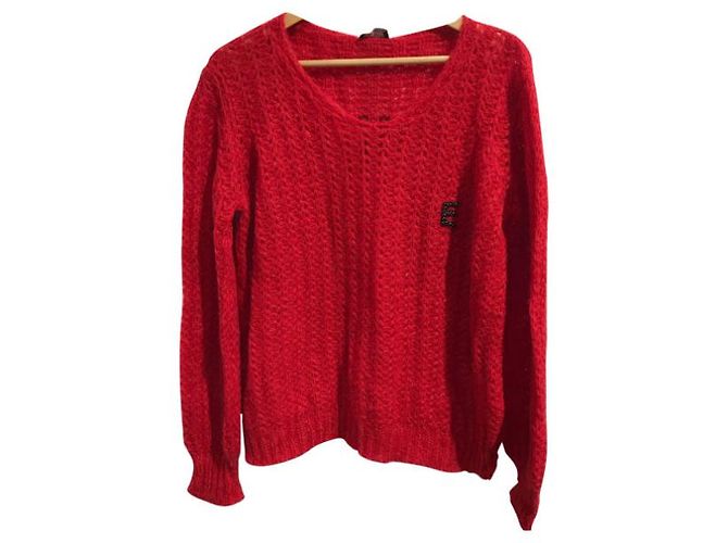ERMANNO SCERVINO Strick T.IT 40 Wolle Rot - Ansicht 8