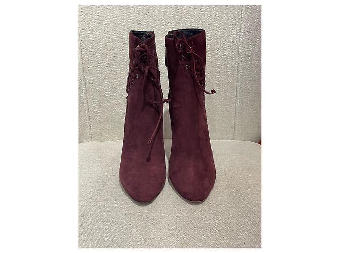 Alaïa Stivaletti ALAIA T.EU 38.5 Camoscio Bordò - vista 2