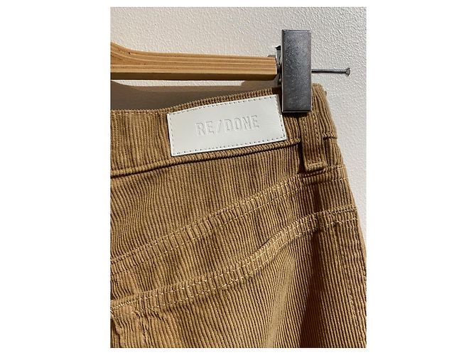 RE/DONE Jeans T.US 27 Cotone Beige - vista 3