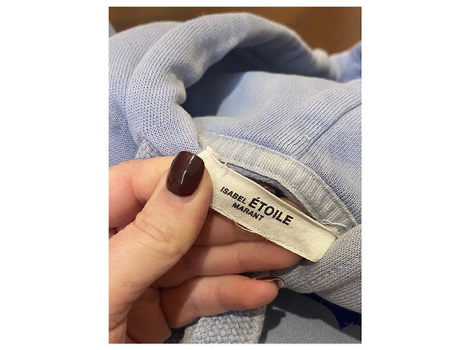 ISABEL MARANT Strick T.International XS Baumwolle Blau - Ansicht 4