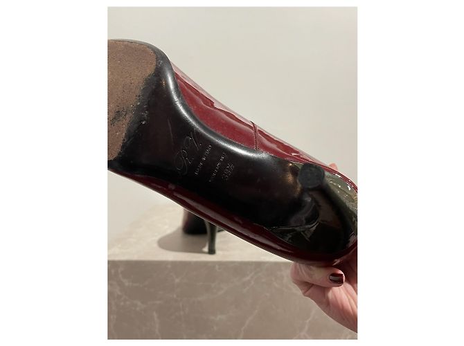 ROGER VIVIER Absätze T.EU 39.5 Leder Bordeaux - Ansicht 6
