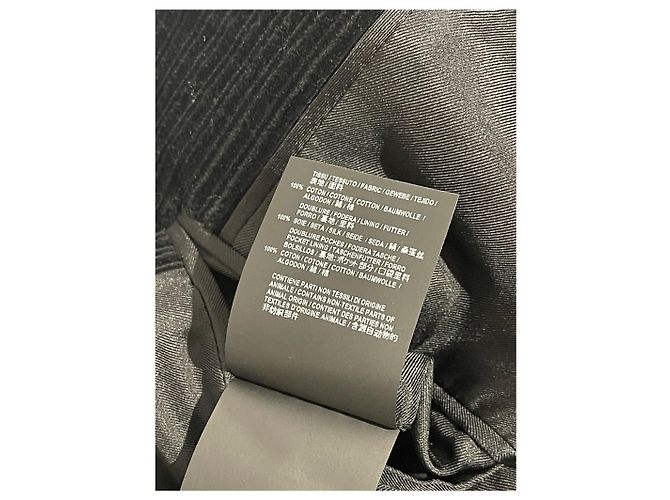 SAINT LAURENT Jacken T.International S Samt Schwarz - Ansicht 5
