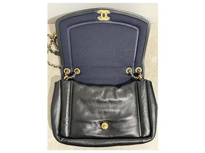 Diana Borse CHANEL T. Pelle Nero - vista 10