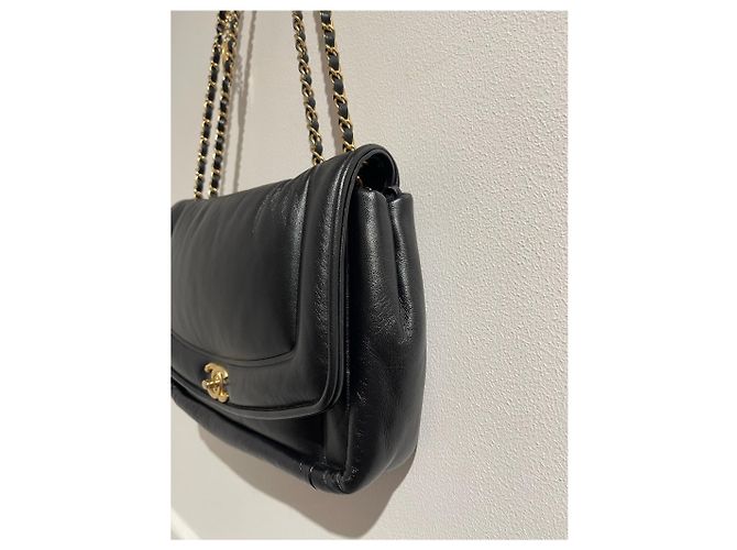 Diana Borse CHANEL T. Pelle Nero - vista 12