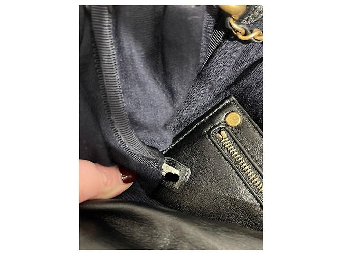 Diana Borse CHANEL T. Pelle Nero - vista 13