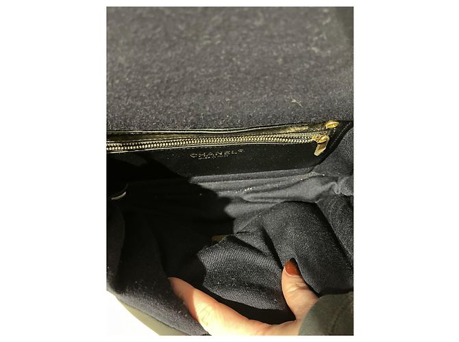 Diana Borse CHANEL T. Pelle Nero - vista 3