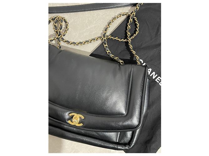 Diana Borse CHANEL T. Pelle Nero - vista 4