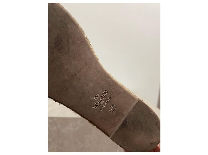 Espadrillas Valentino T.EU 37 Tessuto Bianco - vista 5
