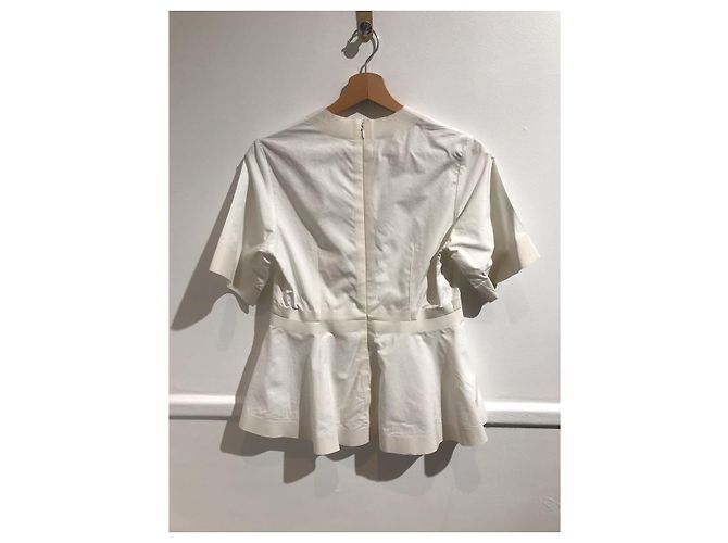 Céline CELINE Tops T.International S Algodón Blanco - vista 2