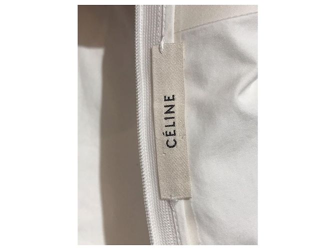 Céline CELINE Tops T.International S Algodón Blanco - vista 3