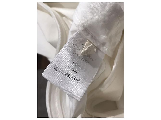 Céline CELINE Tops T.International S Algodón Blanco - vista 5
