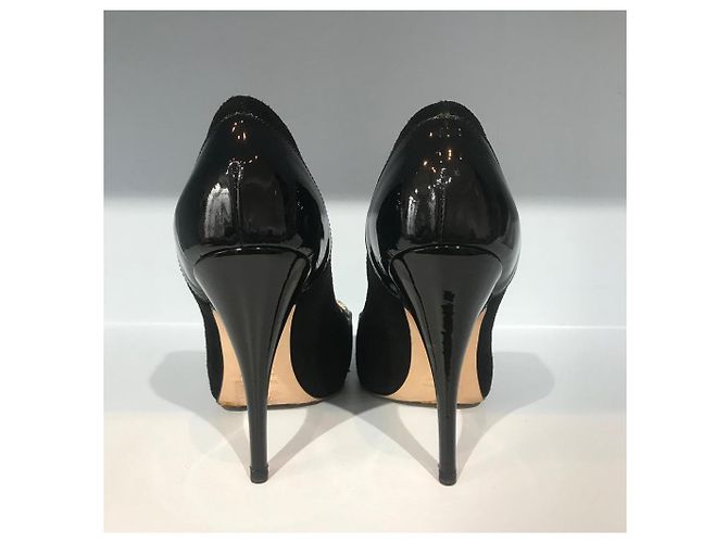 GIUSEPPE ZANOTTI Tacchi T.EU 36 Camoscio Nero - vista 4