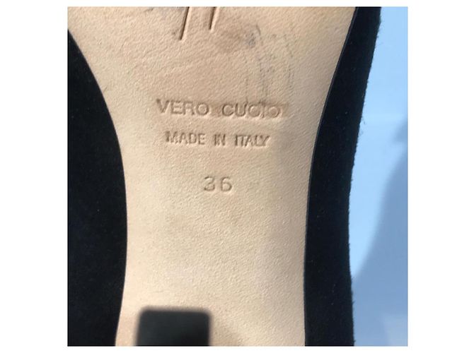 GIUSEPPE ZANOTTI Tacchi T.EU 36 Camoscio Nero - vista 6