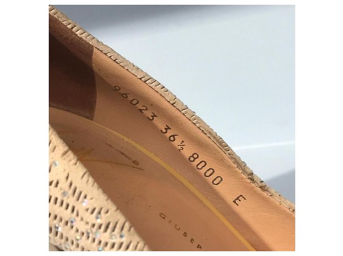 GIUSEPPE ZANOTTI Saltos T.EU 36.5 Camurça Bege - vista 6