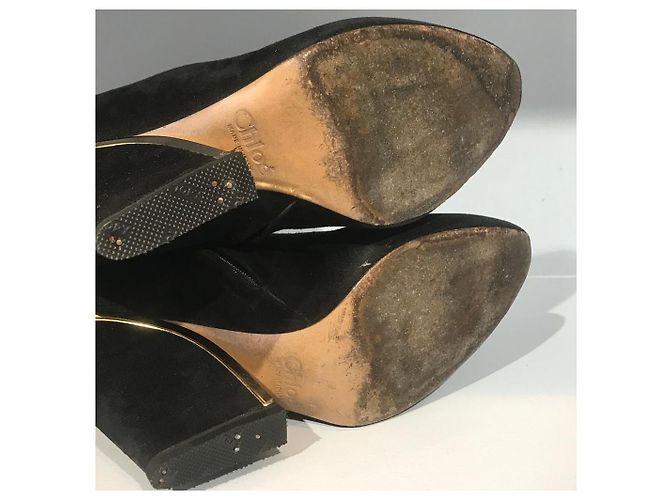 Chloé Botines CHLOE T.EU 37 de ante Negro - vista 6