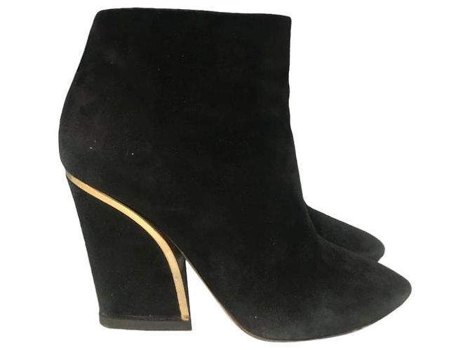 Chloé Botines CHLOE T.EU 37 de ante Negro - vista 9
