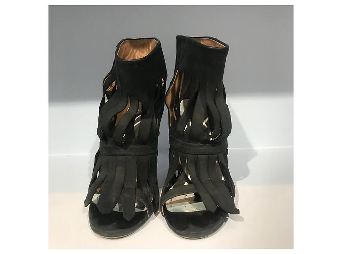 MAISON MARTIN MARGIELA Botas de tobillo T.EU 37 Ante - vista 2