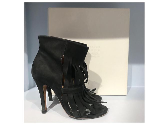MAISON MARTIN MARGIELA Botas de tobillo T.EU 37 Ante - vista 6