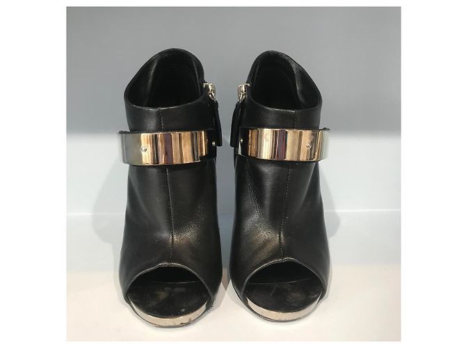 GIUSEPPE ZANOTTI Botines T.EU 37 Cuero Negro - vista 2
