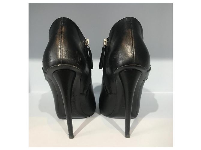 GIUSEPPE ZANOTTI Botines T.EU 37 Cuero Negro - vista 3