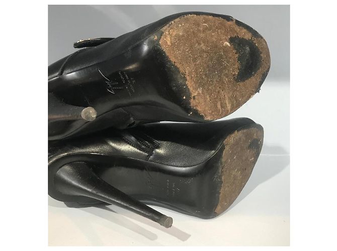 GIUSEPPE ZANOTTI Botines T.EU 37 Cuero Negro - vista 5