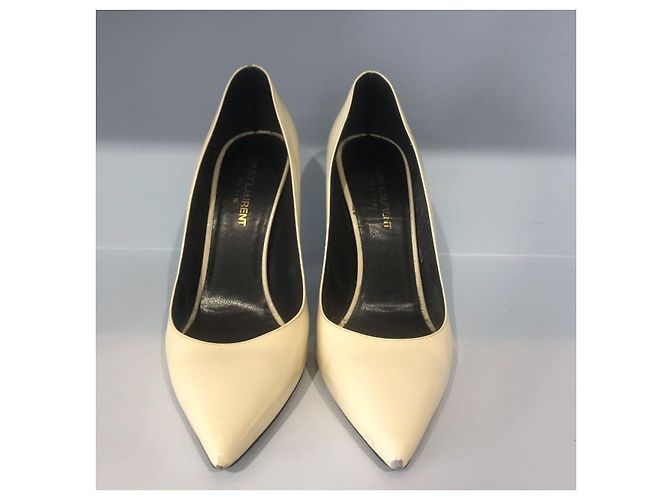 SAINT LAURENT Absätze T.EU 41 Leder Roh - Ansicht 2