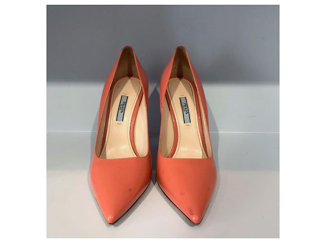 PRADA Absätze T.EU 40.5 Leder Pink - Ansicht 2