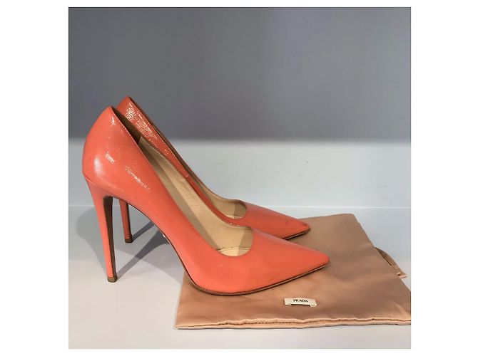 PRADA Absätze T.EU 40.5 Leder Pink - Ansicht 7