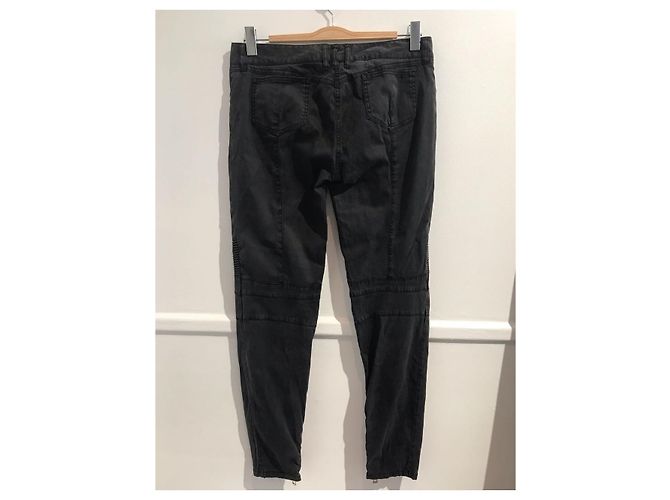 Jeans BALMAIN T.FR 42 Cotone Nero - vista 4