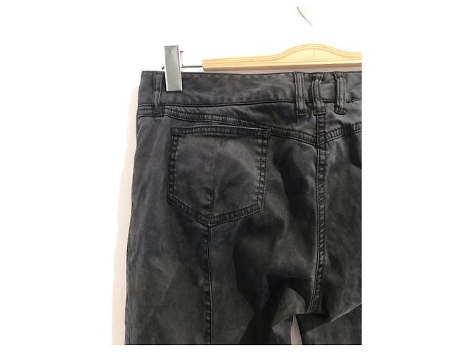 Jeans BALMAIN T.FR 42 Cotone Nero - vista 5