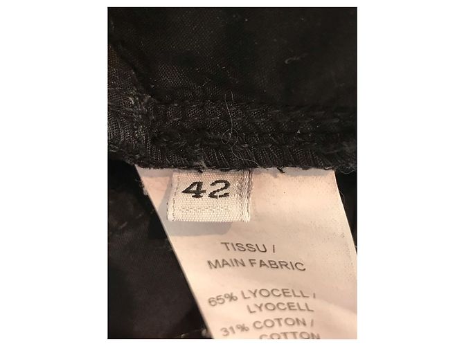 Jeans BALMAIN T.FR 42 Cotone Nero - vista 7