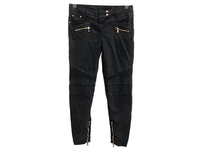 Jeans BALMAIN T.FR 42 Cotone Nero - vista 9